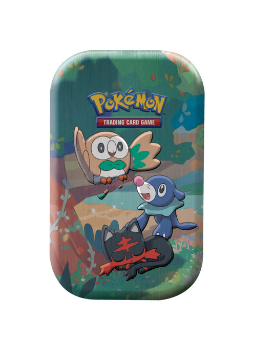 EMPTY Celebrations Mini Tin Gen 7 (Rowlett, Litten, Popplio)
