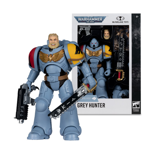 Warhammer 40,000: Space Wolves - Grey Hunter 7-Inch Figure