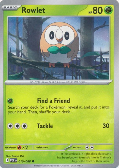 ME Perfect Order 010/088 Rowlet