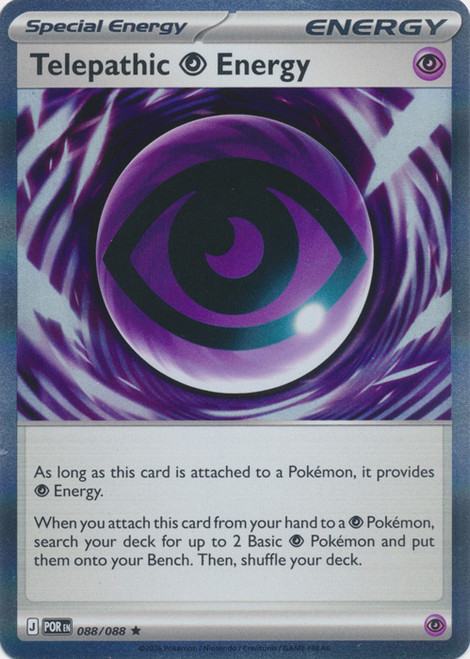 ME Perfect Order 088/088 Telepathic Psychic Energy (Holo)