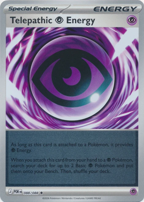 ME Perfect Order 088/088 Telepathic Psychic Energy (Reverse Holo)