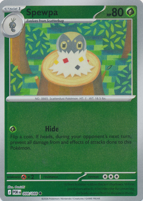 ME Perfect Order 008/088 Spewpa (Reverse Holo)