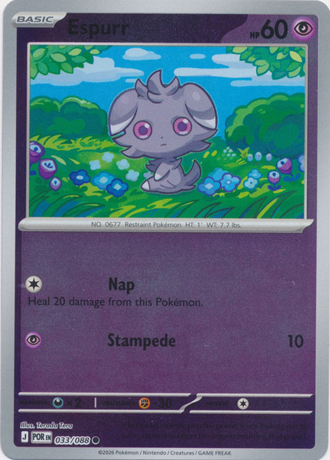 ME Perfect Order 033/088 Espurr (Reverse Holo)