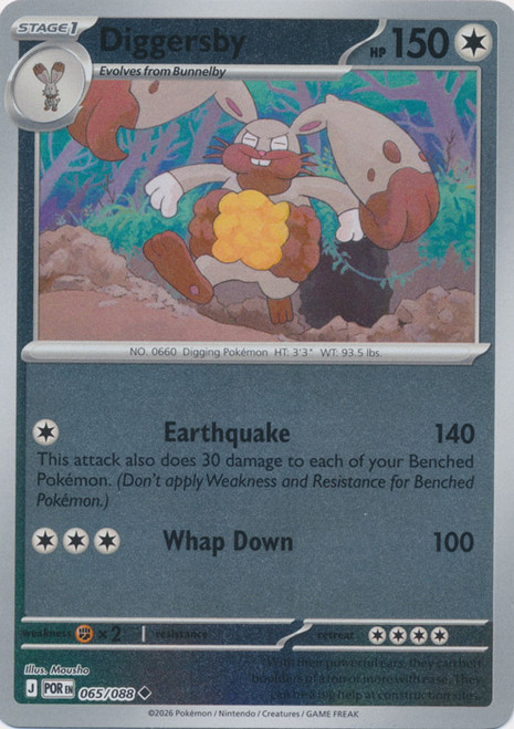 ME Perfect Order 065/088 Diggersby (Reverse Holo)