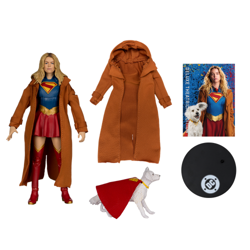 DC Multiverse: Supergirl - Supergirl and Krypto (Deluxe Theatrical Edition) (Gold Label Series) 7-Inch Figure