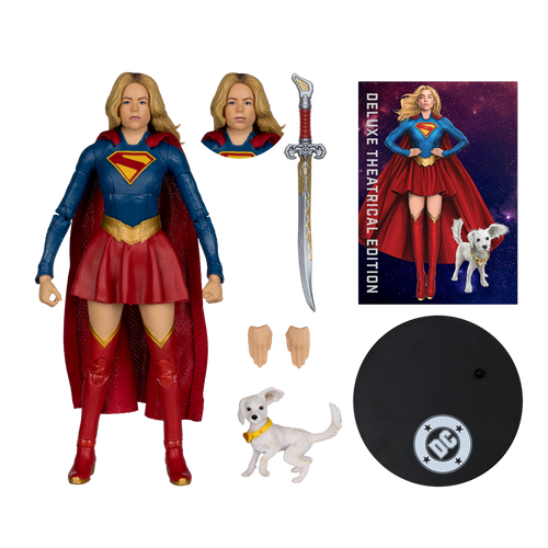 DC Multiverse: Supergirl - Supergirl and Baby Krypto (Deluxe Theatrical Edition) 7-Inch Figure