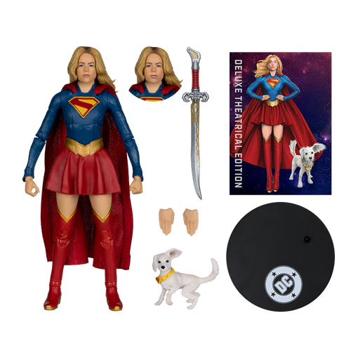 DC Multiverse: Supergirl - Supergirl and Baby Krypto (Deluxe Theatrical Edition) 7-Inch Figure