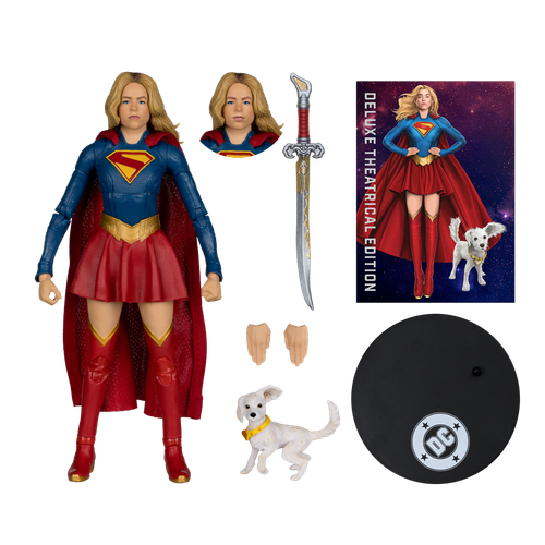 DC Multiverse: Supergirl - Supergirl and Baby Krypto (Deluxe Theatrical Edition) 7-Inch Figure