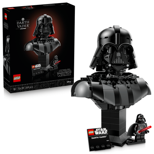 Star Wars Darth Vader Bust Model Kit for Adults 75439