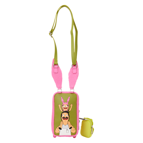 Bob's Burgers: Louise Cosplay Cell Phone Crossbody Bag with Glow Coin Bag