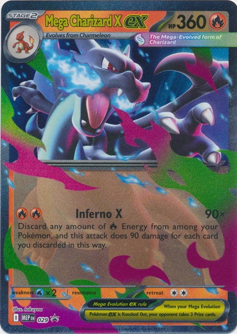Mega Evolution Promo MEP029 Mega Charizard X ex