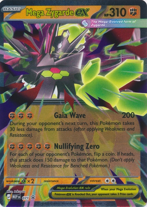 Mega Evolution Promo MEP071 Mega Zygarde ex
