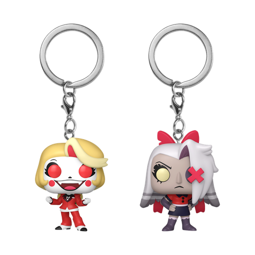 Pocket POP! Keychain: Hazbin Hotel: Charlie & Vaggie 2-Pack