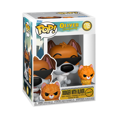 POP! Disney - Oliver & Company #1705 Dodger with Oliver [CHASE]