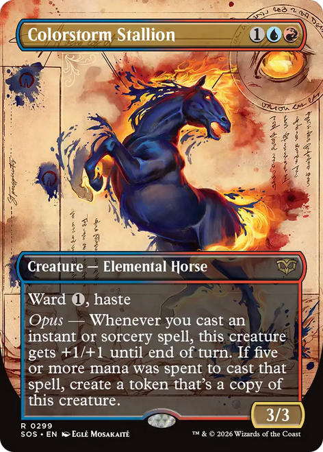 Colorstorm Stallion (Borderless Field Notes)