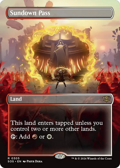 Sundown Pass (Borderless Art)