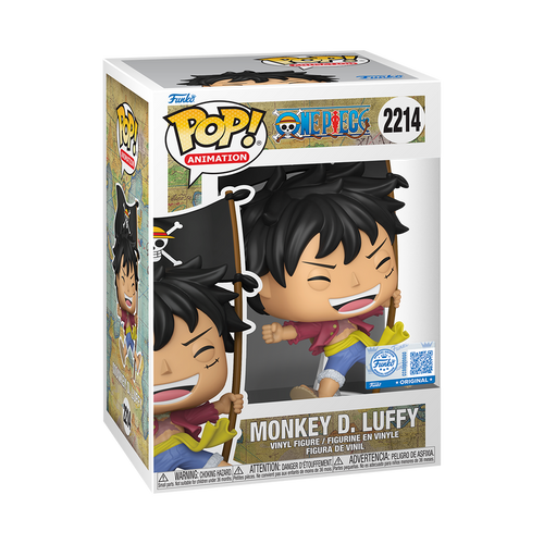 POP! Animation - One Piece #2214 Monkey D. Luffy with Flag