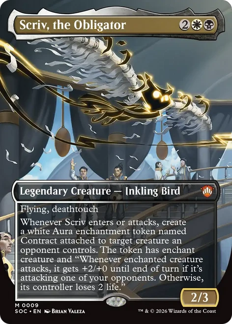 Scriv, the Obligator (Borderless Art)