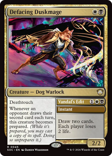 Defacing Duskmage // Vandal's Edit