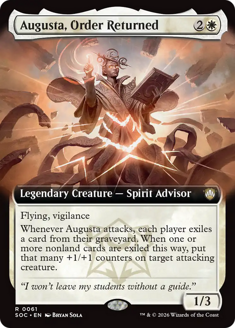 Augusta, Order Returned (Extended Art)