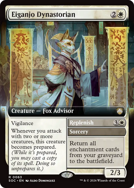 Eiganjo Dynastorian // Replenish (Extended Art)