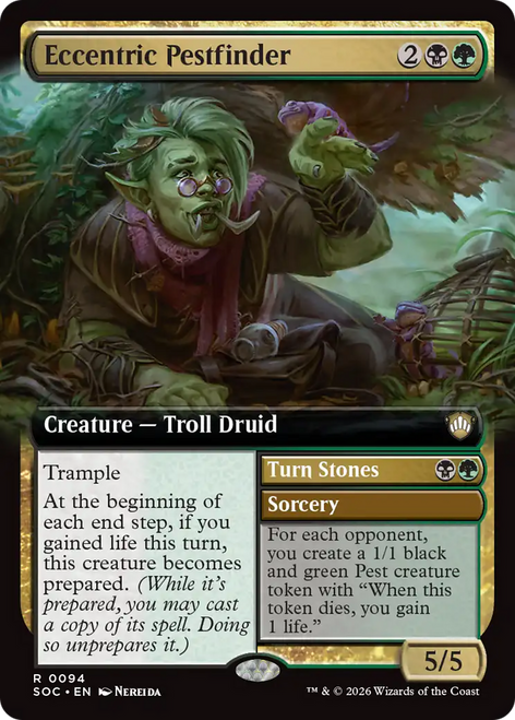 Eccentric Pestfinder // Turn Stones (Extended Art)