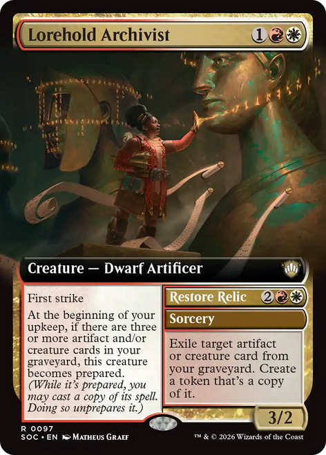 Lorehold Archivist // Restore Relic (Extended Art)