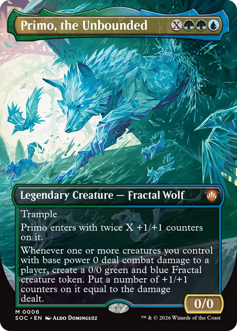 Primo, the Unbounded (Borderless Foil)