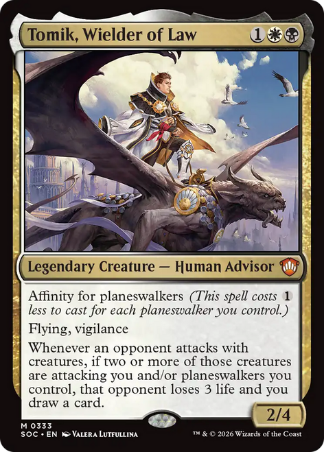 Tomik, Wielder of Law
