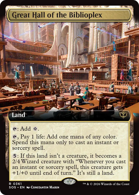 Great Hall of the Biblioplex (Extended Art)