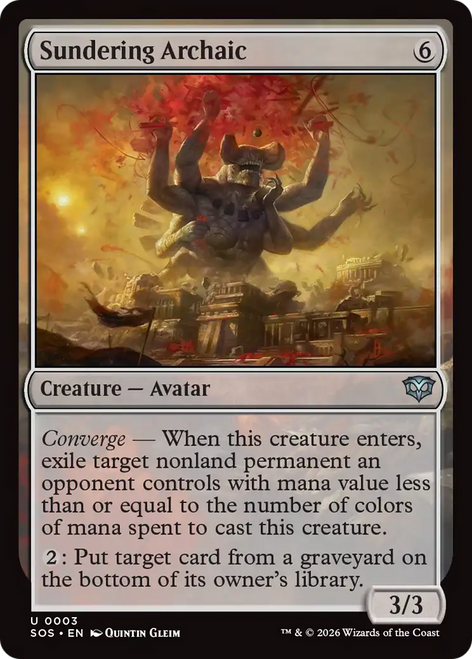 Sundering Archaic (Foil)