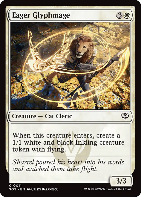 Eager Glyphmage (Foil)