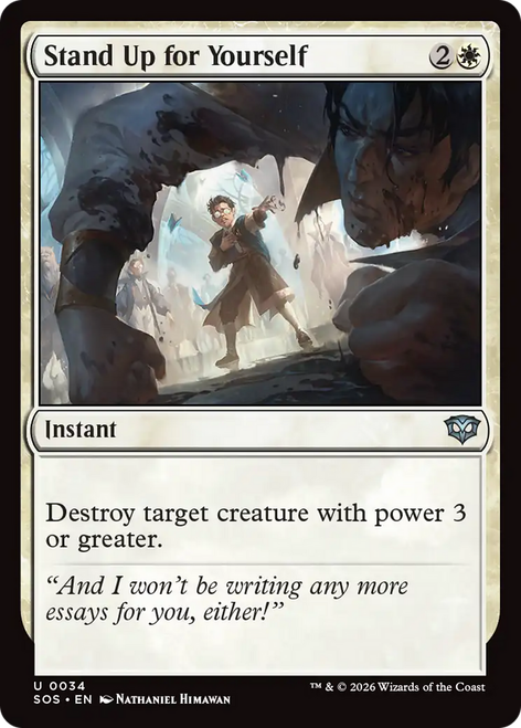 Stand Up for Yourself (Foil)