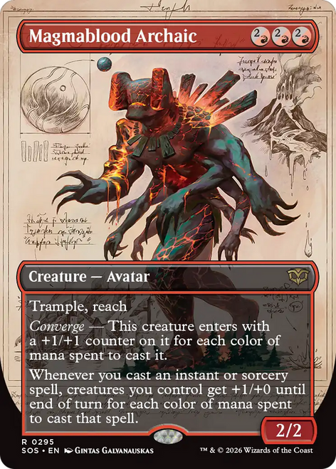 Magmablood Archaic (Borderless Field Notes Foil)