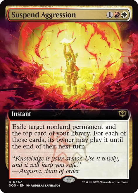 Suspend Aggression (Extended Art Foil)
