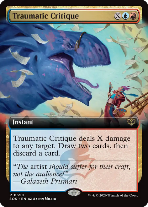 Traumatic Critique (Extended Art Foil)