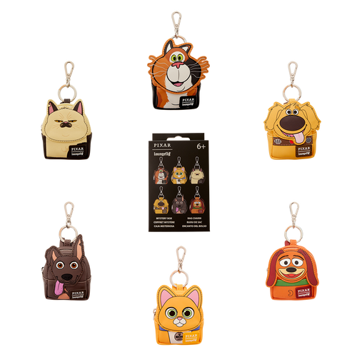 Disney-Pixar: Dogs & Cats Mystery Box Mini Backpack Keychain Charm