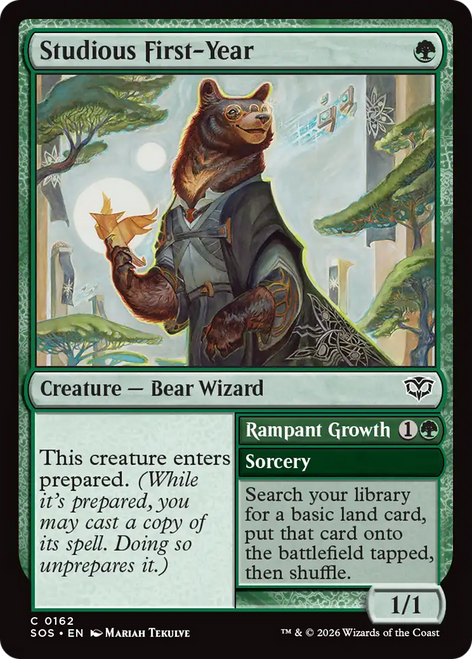 Studious First-Year // Rampant Growth (Foil)