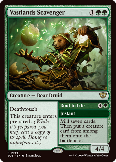 Vastlands Scavenger // Bind to Life (Foil)