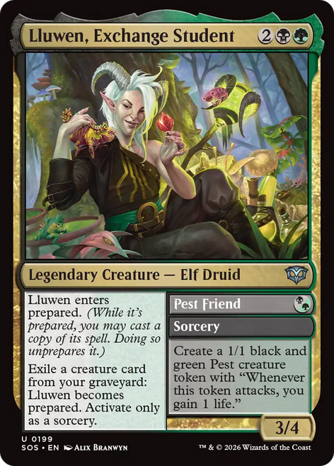 Lluwen, Exchange Student // Pest Friend (Foil)