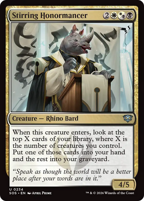 Stirring Honormancer (Foil)