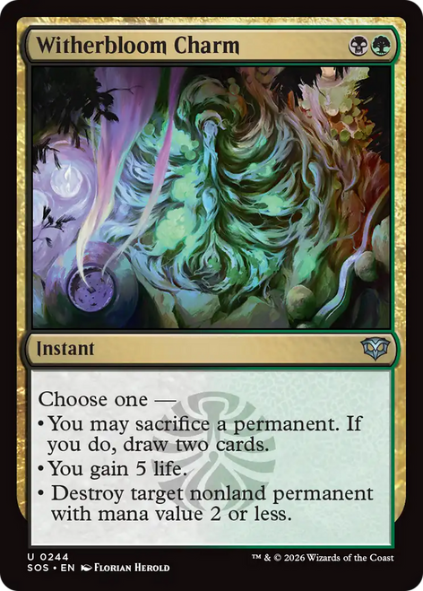 Witherbloom Charm (Foil)