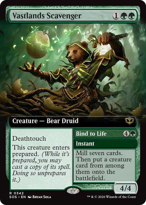 Vastlands Scavenger // Bind to Life (Extended Art)