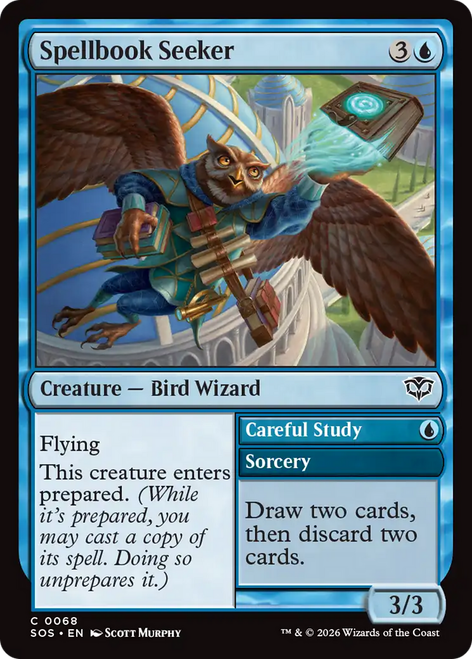 Spellbook Seeker // Careful Study (Foil)