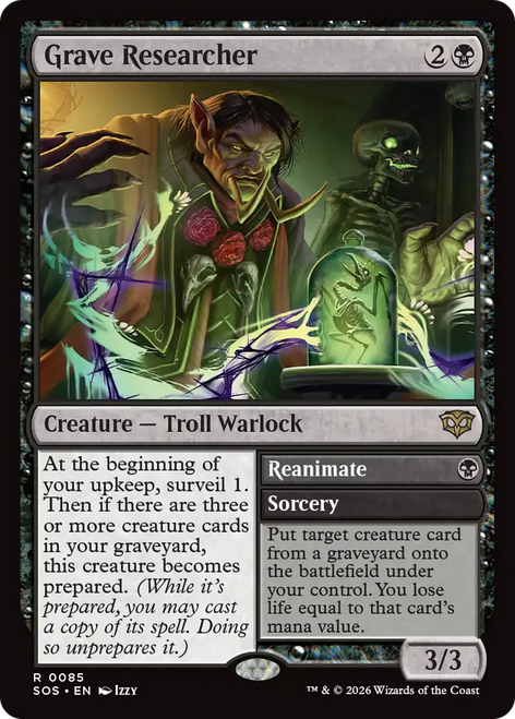 Grave Researcher // Reanimate (Foil)