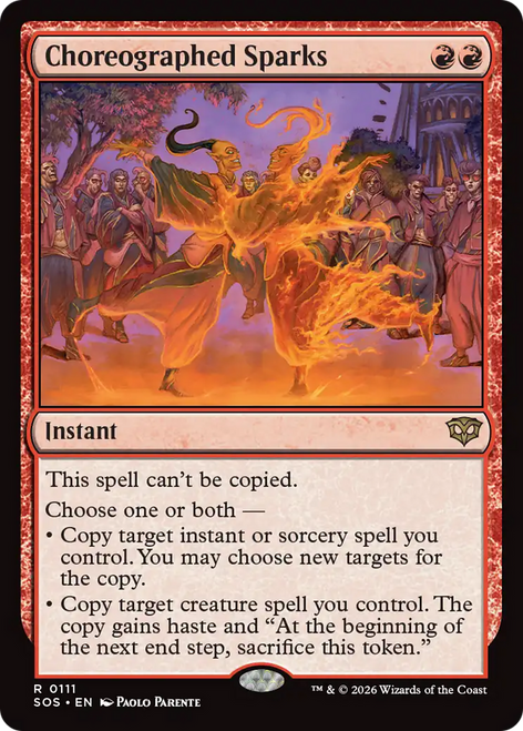Choreographed Sparks (Foil)