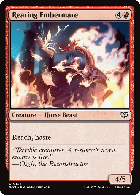 Rearing Embermare (Foil)