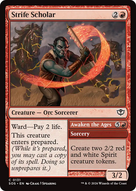 Strife Scholar // Awaken the Ages (Foil)