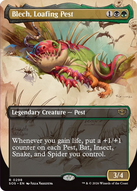 Blech, Loafing Pest (Borderless Field Notes Foil)