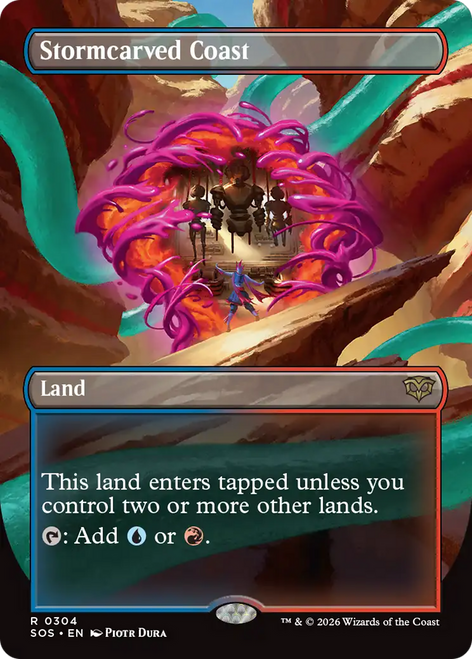 Stormcarved Coast (Borderless Art Foil)